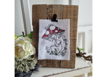 Stickdatei - Pilz Fäulein 3